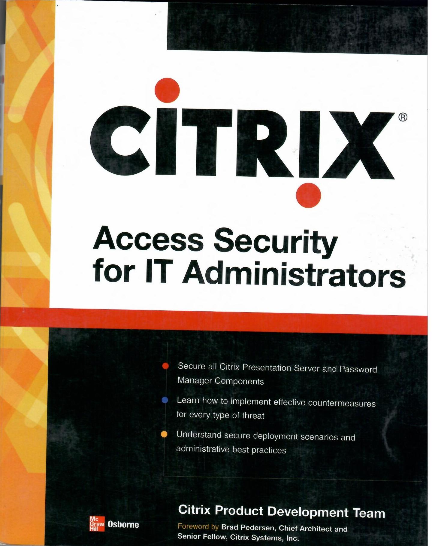 Citrix access security for it administrators