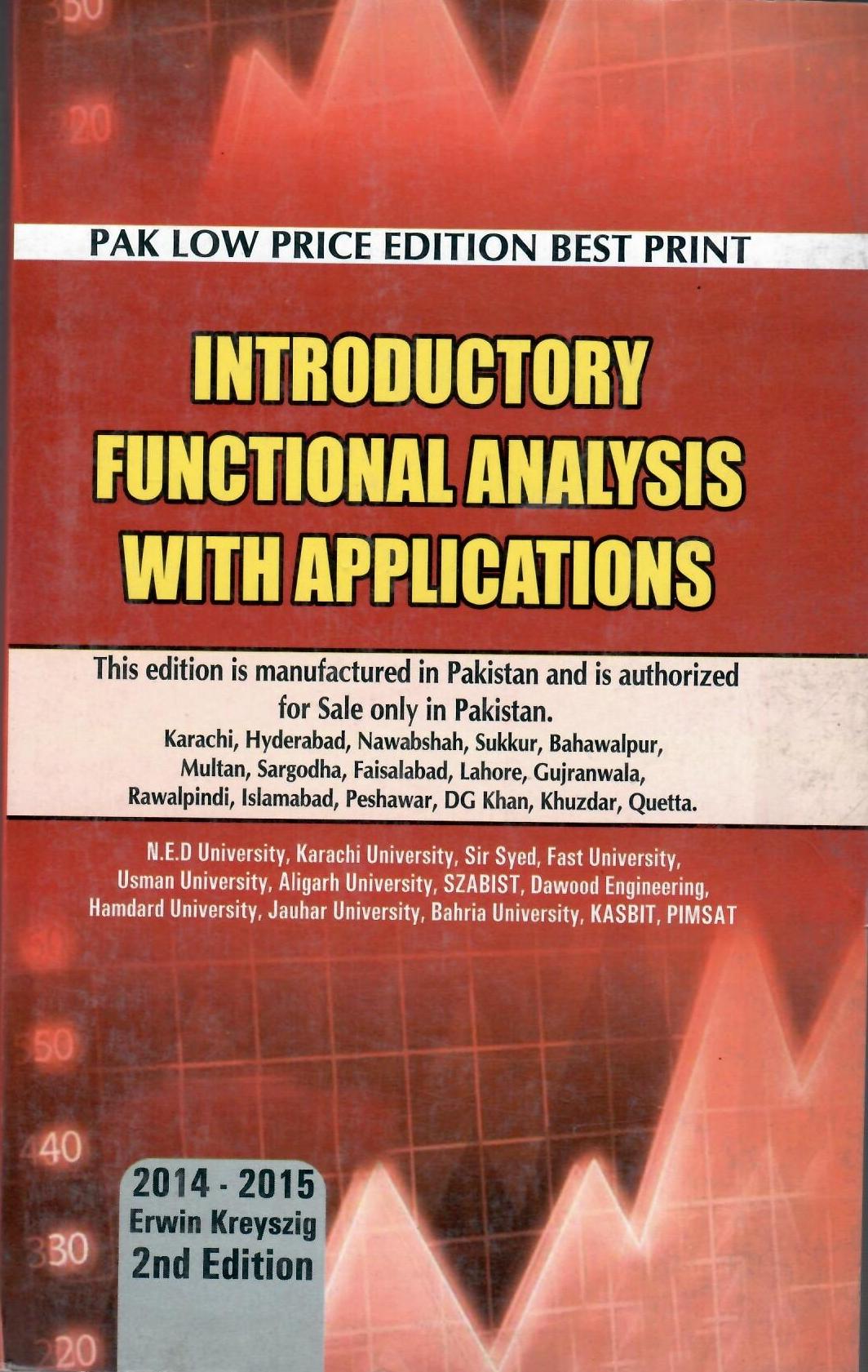 Introductory Functional Analysis with Application