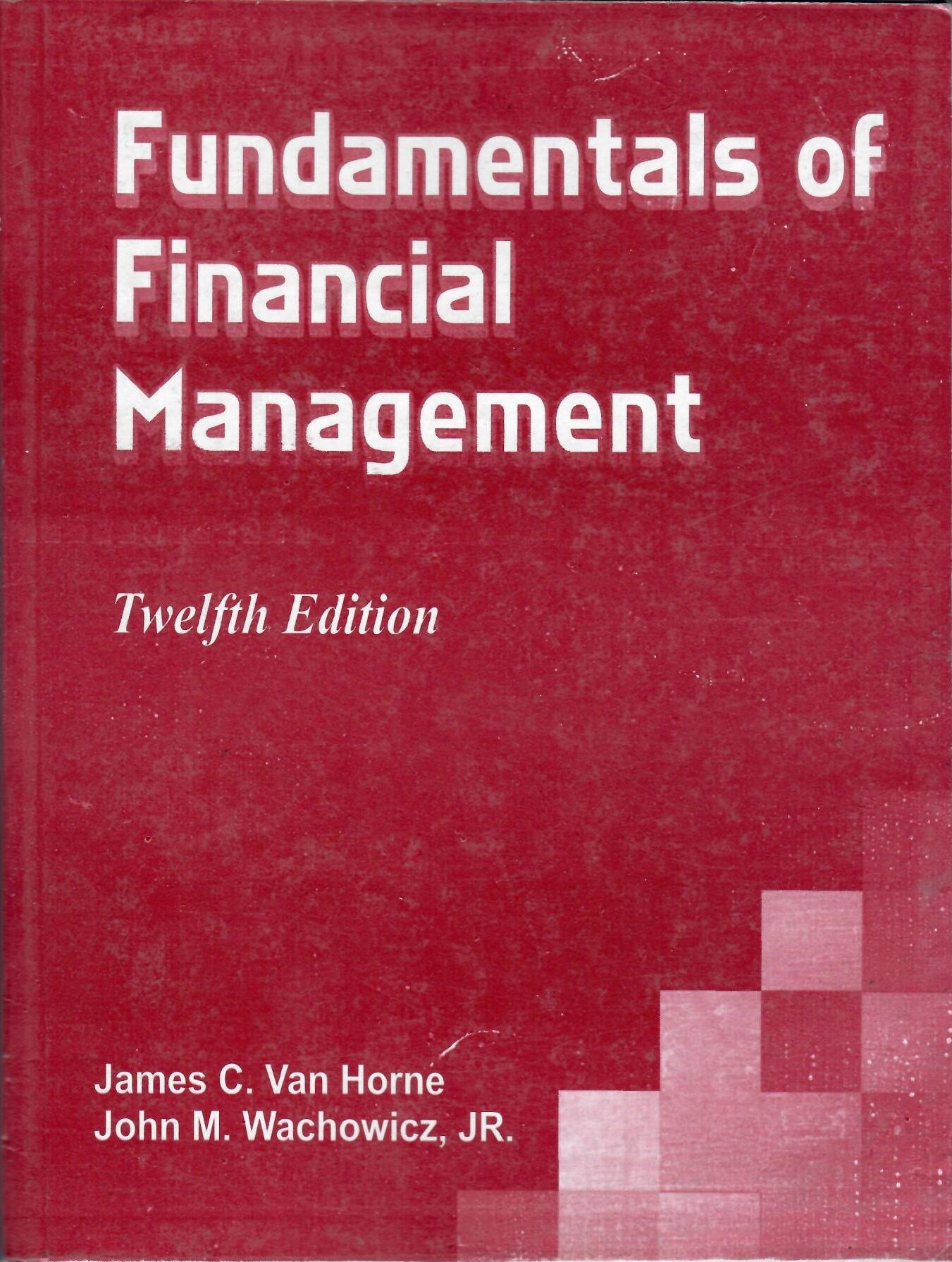 Fundamentals of Financial Management