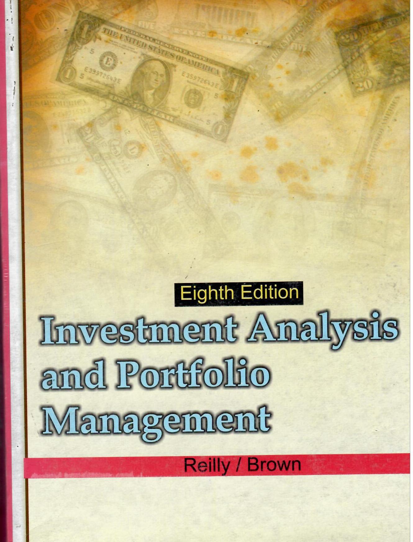 Investment Analysis and Portfolio Management